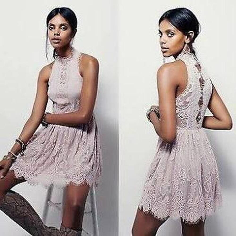 Free People Verushka Boho Lace Dress, Size 4